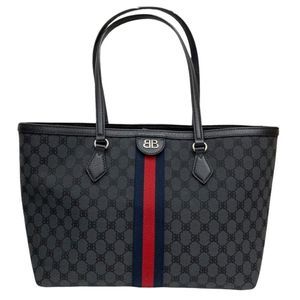 BALENCIAGA x GUCCI The Hacker Project Tote Bag Black